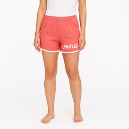 Women High Rise Regular Fit Shorts ( Dusty Pink )