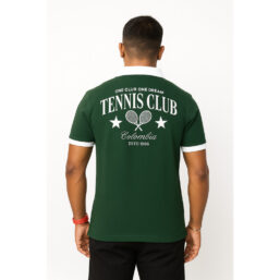 Men Polo Collar TShirt  Tennis Club ( Green )